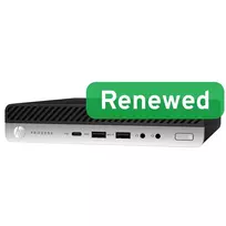HP Renewed Grade A ProDesk 600 G5 DM Intel Core i3-9100T 8GB NVMe 128GB Intel UHD Graphics 630 Windows 11 Home