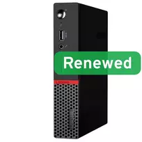 Lenovo Renewed Grade A ThinkCentre M715q AMD Ryzen 5 2400GE 8GB RAM 256GB SSD Windows 11 Pro