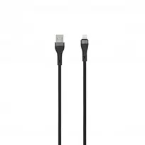 SEEK TOTI USB-A į Lightning 2m Pintas Laidas 2A (Ne MFI) Juodas