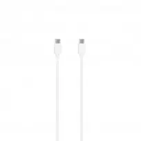 SEEK TOTI 20W Type-C PD sieninis greitasis įkroviklis su Type-C į Type-C 1 m PVC duomenų kabeliu 3A, baltas