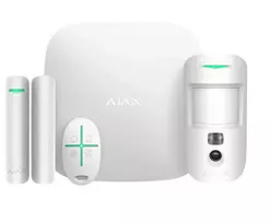 AJAX Signalizacijos pradinis rinkinys Cam/HDR White 156253
