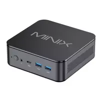 MINIX NR660LP Mini PC, AMD Ryzen 5 6600H, 16GB DDR5, 512GB NVMe SSD, Windows 11 Pro, juoda