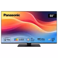 Panasonic TB-50W61A 50 inch 4K LED Smart TV su TiVo, Dolby Vision, Dolby Atmos, juoda