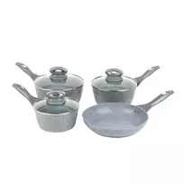 Salter BW04151G1EU7 Timeless Collection Nerūdijančio plieno 5 dalių keptuvių rinkinys