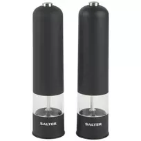 Salter 7524 BKXRUP3 Soft-Touch elektrinis malūnėlių rinkinys, matinė juoda