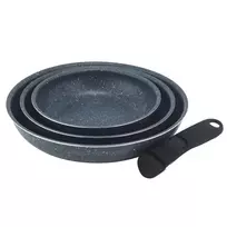 Russell Hobbs RH03293EU7 Nightfall Stone 4 dalių Smart Clip keptuvių rinkinys