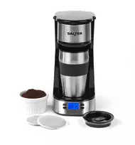 Salter EK2732FVDE Skaitmeninis kavos virimo aparatas - 1.5L, 12 puodelių, juodas ir sidabrinis