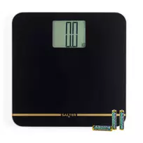 Salter 9075 BGFEU12 Max elektroninės svarstyklės voniai, juodos/auksinės