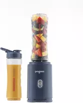 Progress EK6693PVDE Smoothie To Go Asmeninis Blenderis 300 W Juodas/Nerūdijantis Plienas