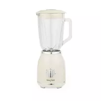 Salter EK6687CRMVDE Retro Glass Jug Blender 1000W 1.5L Cream