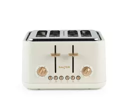 Salter EK5823OBVDE Pebble 4-Slice Toaster – Obsidian Black