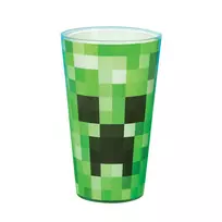 Paladone Creeper Glass - Oficialiai licencijuota Minecraft gertuvės stiklinė 400 ml