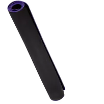 LORGAR RX1FM Sim Racing Floor Mat Advanced, Stitched Edge, 1700x700x3 mm, Black/Purple
