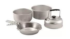 Easy Camp Adventure Cook Set M sidabrinis aliuminis