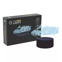 Manta SNL64RGB LED lempa 3D RGB dekoratyvinė šviesa automobiliui