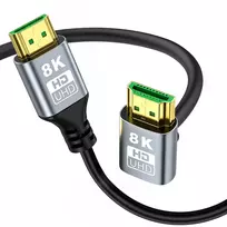 EXTRALINK HDMI 2.1 8K HDR 2M Angled Upward Cable Black