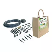 RAINPOINT Lašelinio ir rūko laistymo sistema 15m 1/2 inch 50 emiterių juoda