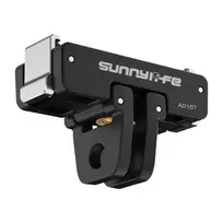 Sunnylife Reversible Mounting Adapter for DJI Osmo Action / GoPro / Insta360 – 1/4 Inch Screw