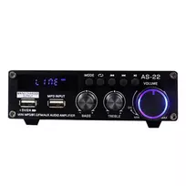 Blitzwolf AS-22 Audio Amplifier, 45W, Bluetooth 5.0, USB + Remote Control (Juoda)