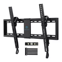 PERLESMITH PSLTK1 Full Motion TV laikiklis 37-82 colių televizoriams, dvigubos svirtys, 60 kg talpa, VESA 200x100–600x400, juodas