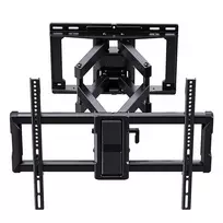PERLEGEAR PGLF15 Full Motion TV laikiklis 40-86 colių televizoriams, 60 kg talpa, dviejų rankų, juodas