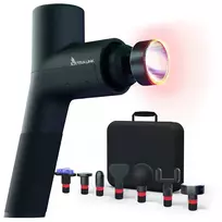 Extralink Massage Gymgun Fit 2.0 Pro masažinis pistoletas, 7 antgalių, 6 režimų