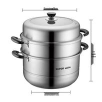 Supor 28cm 304 Stainless Steel Steamer Pot