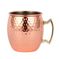 Mug Drum-Type Beer Cup Coffe Water Glass Drinkware Champagne Stainless Steel Plated Goblet Anti-fall Glass Cocktail