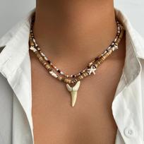 Salircon 4 Styles Hip Hop Sun Coconut Husk Pendant Necklace Men 2026 New Summer Beach Vacation Adjustable Necklace Jewelry Gifts