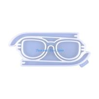 HX6F Diy Crystal Drop Gypsum Abrasive Three-dimensional Glasses Jewelry Ornaments Pendant Silicone Mold gryna
