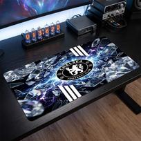 Chelsea FC Printed Large Mouse Pad, Non Slip Soft Rubber Gaming Desk Mat for Office Laptop Computer Decor 30cmx60cm（11.8x23.6inch）