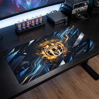 Juventus FC Printed Large Mouse Pad, Non Slip Soft Rubber Gaming Desk Mat for Office Laptop Computer Decor 30cmx60cm（11.8x23.6inch）