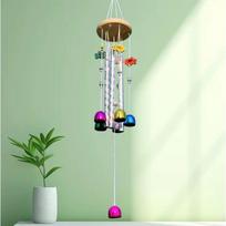 Colorful solid wood wind chime, wall-mounted aluminum tube balcony decoration, door decoration, gift wind chime
