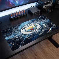 Manchester City Printed Large Mouse Pad, Non Slip Soft Rubber Gaming Desk Mat for Office Laptop Computer Decor 30cmx60cm（11.8x23.6inch）