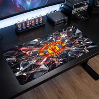 Manchester United Printed Large Mouse Pad, Non Slip Soft Rubber Gaming Desk Mat for Office Laptop Computer Decor 30cmx60cm（11.8x23.6inch）