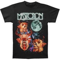 Men's Mastodon Interstellar Hunter T-shirt Large Black L