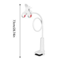 Lazy Mobile Phone Gooseneck Stand Holder Stents Flexible Bed Desk Table Clip Bracket For Phone Flexible Holder Arm balta