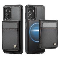 Magnetinis 2 viename nuimamas dėklas-piniginė su kortelių laikikliu, skirtas Samsung Galaxy A13 A15 A16 A23 A25 A33 A35 A51 A52 A54 A55 A36 A56 For Galaxy A13 4G juoda