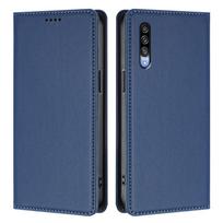 WEFOR Wallet Case for Samsung Galaxy A06 A70 A50 A42 5G A30 A21S A20E A10S A10E with Magnetic Flip Cover, Card Slots & Kickstand For Galaxy A10 mėlyna