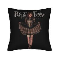 Rule Of Rose Diana Silent Hill Pillowcase Printed Cushion Cover Decorations Throw Pillow Case Cover Seater Zippered 40X40Cm Peach skin 18*18(CM)-1Pcs