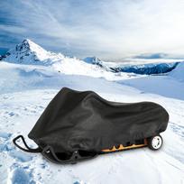 Nailoniniai sniego rogių skydai, dulkėms atsparūs, vandeniui apsaugoti sniego motociklų kelioniniai dangteliai žiemai Black 145x51x48cm