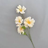 Dirbtinė gėlė orchidėja saulėlydžio gėlė šilkinė gėlė 4 galvos dirbtinė gėlė vestuvių dekoras mėlyna