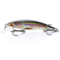 5cm 2.6g Mini Crankbait Minnow Vobleriai Plaukiantys Vobleriai Žvejybos Masalas Kietas Realistiškas Dirbtinis Masalas Lydekoms Masalas Juodas Minnow