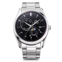 Orient SUN MOON Automatic Contemporary with Japanese Warranty & Watch, Style, Men's, Black, RN-AK0302B, Manufacturer's juoda