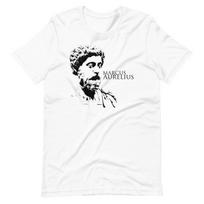 MARCUS AURELIUS Stoic Stoicism Graphic Tee Short-Sleeve Unisex 100% Cotton T-shirt Mens Tees Top M