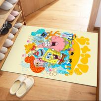 Spongebob And Friends Adventure Square rugs are a great choice for living rooms, bedrooms, home décor, and as gifts. 40cmx60cm