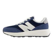 New Balance 370 Kids Low Top Comfort Durable Suede Running Shoes Blue PH370AG 28