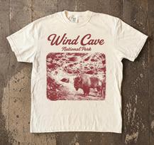 Wind Cave National Park Bison T-Shirt, South Dakota Cave Tee, Comfort Colors Prairie Shirt S