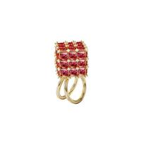 Swarovski Curiosa Cocktail Ring Women's 5599807 oranžinė