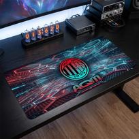 AC Milan Printed Large Mouse Pad, Non Slip Soft Rubber Gaming Desk Mat for Office Laptop Computer Decor 30cmx60cm（11.8x23.6inch）